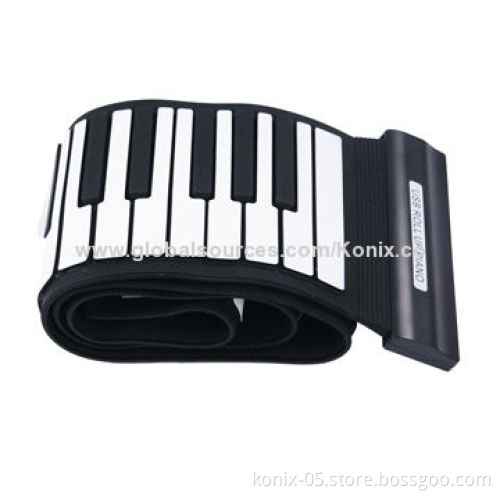 Chinese factory made 88 keys roll up piano with soft keyboard for the old